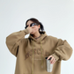 Oversized Logo Sweat Hoodie YLS0065