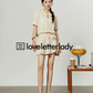 Butterfly Embroidered Knit Tops / Knit Skirts LLA0067