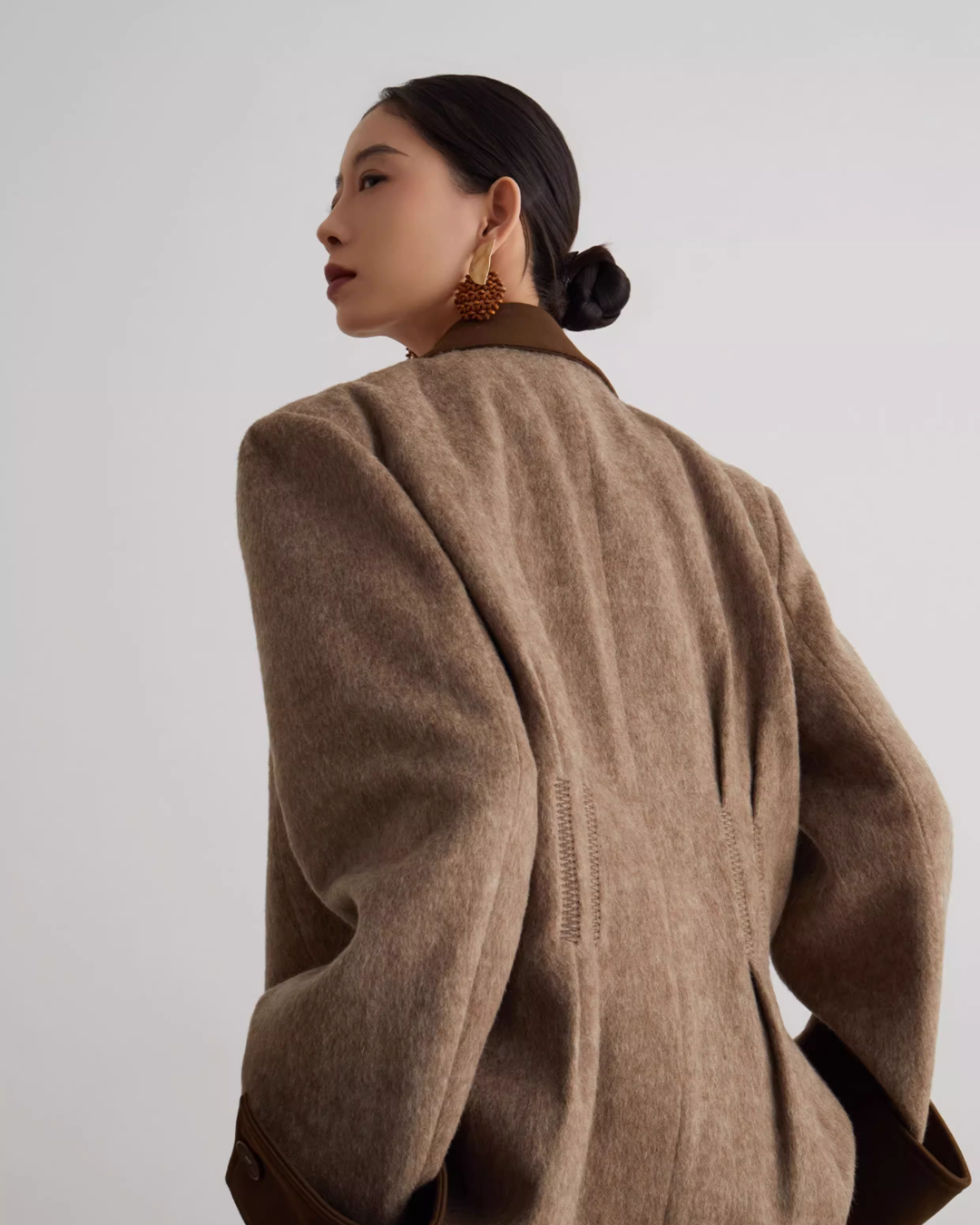 Luxury Suede Jacket / Tight Mini Dress SUY0012