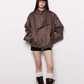 Faux Suede Jacket EZK0101