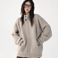 Stand Collar Knit Jacket ACS0352