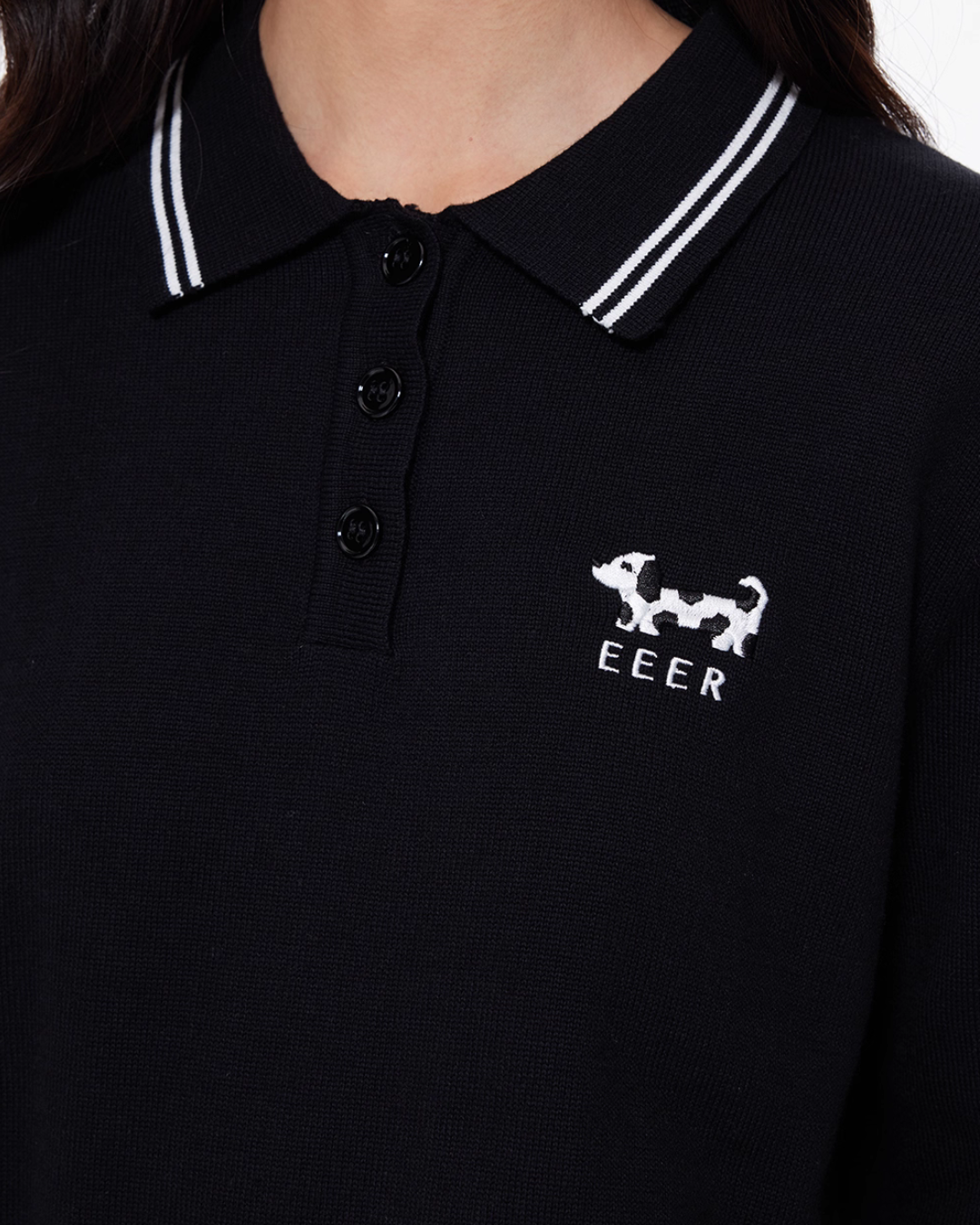 Puppy Polo Knit Top UDS0008