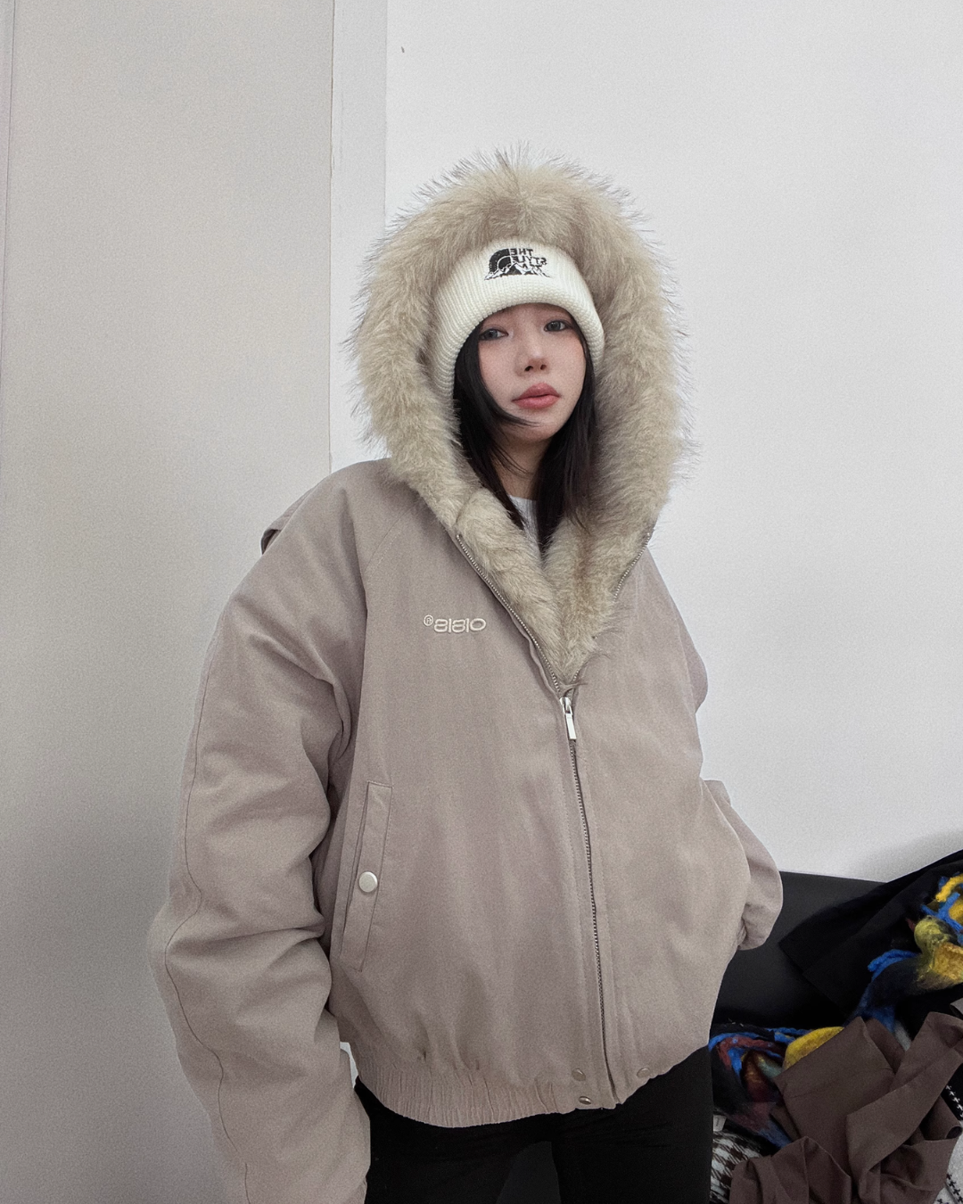 MELTTHELADY メルトザレディ oversize fur jacket 【公式通販】 MELTTHELADY メルトザレディ oversize fur jacket 【公式通販】