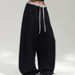 Layered Design Wide Sweatpants ACS0391