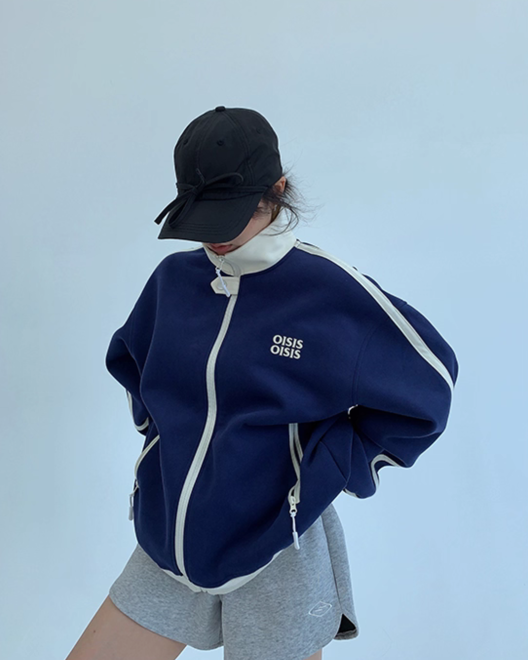 Stand Neck Track Jacket YLS0888
