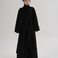 Tie Waist Wool Coat SRS0362