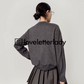 Round Neck Compact Knit Cardigan LLA0414