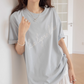 Cursive Logo Loose T-Shirt VNS0008