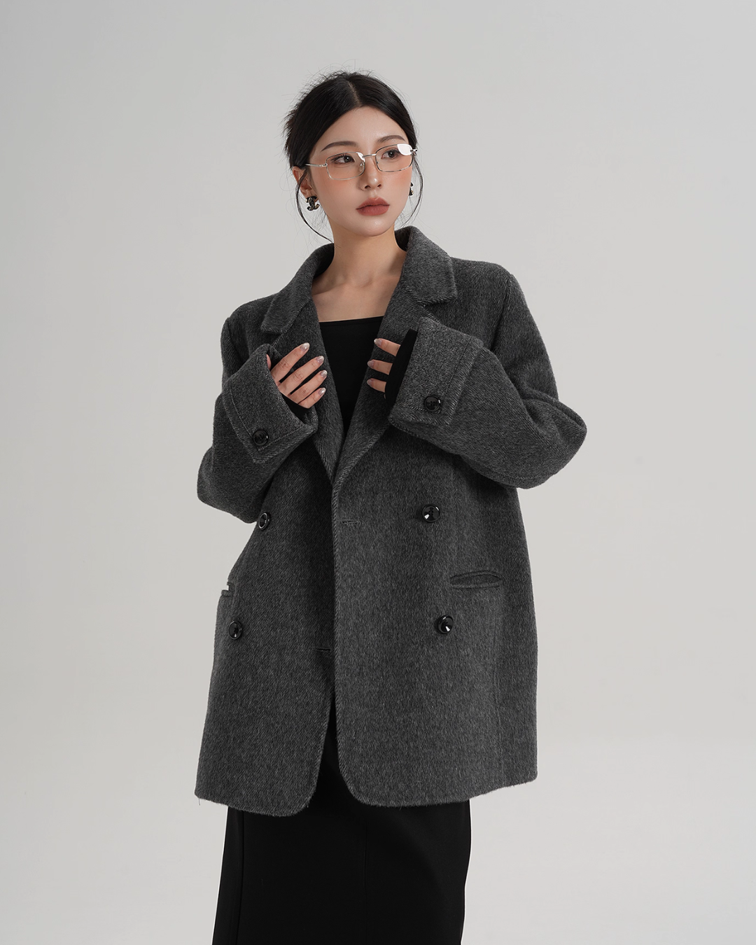 Back Sleeve Wool Blazer SRS0360
