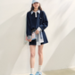 Paid Collar Polo Knit / Mini Skirt ASG0072