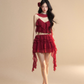 Chiffon Ruffle Tops / Chiffon Skirts LAS0019