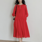 Feminine Tiered Long Dress VAS0197