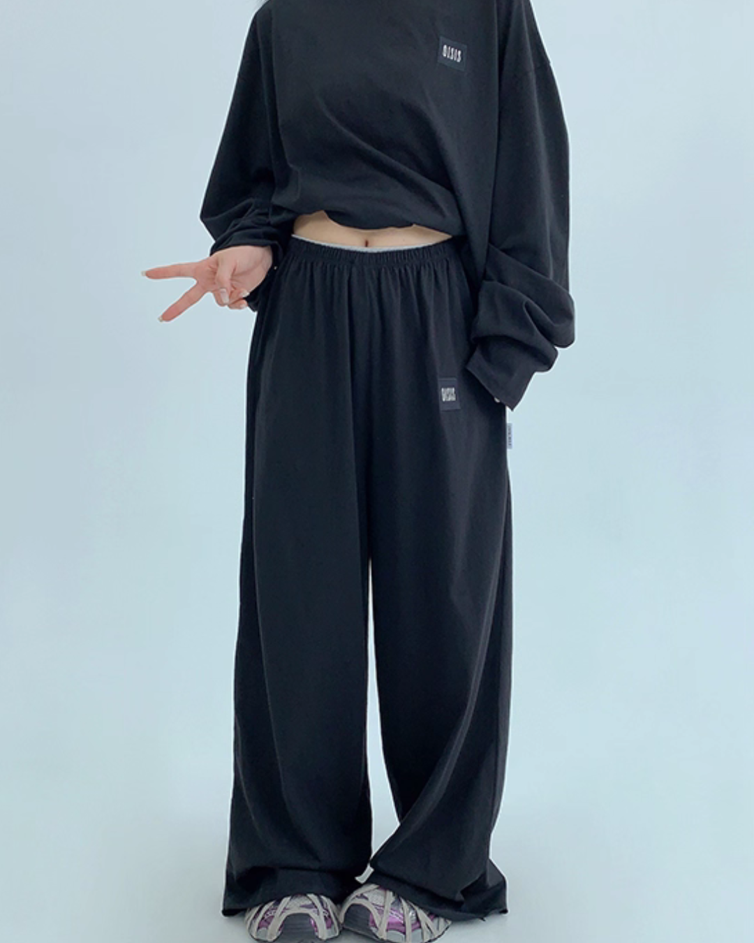 Basic Long Sleeve Top / Wide Pants YLS0924