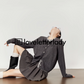 Round Neck Compact Knit Cardigan LLA0414