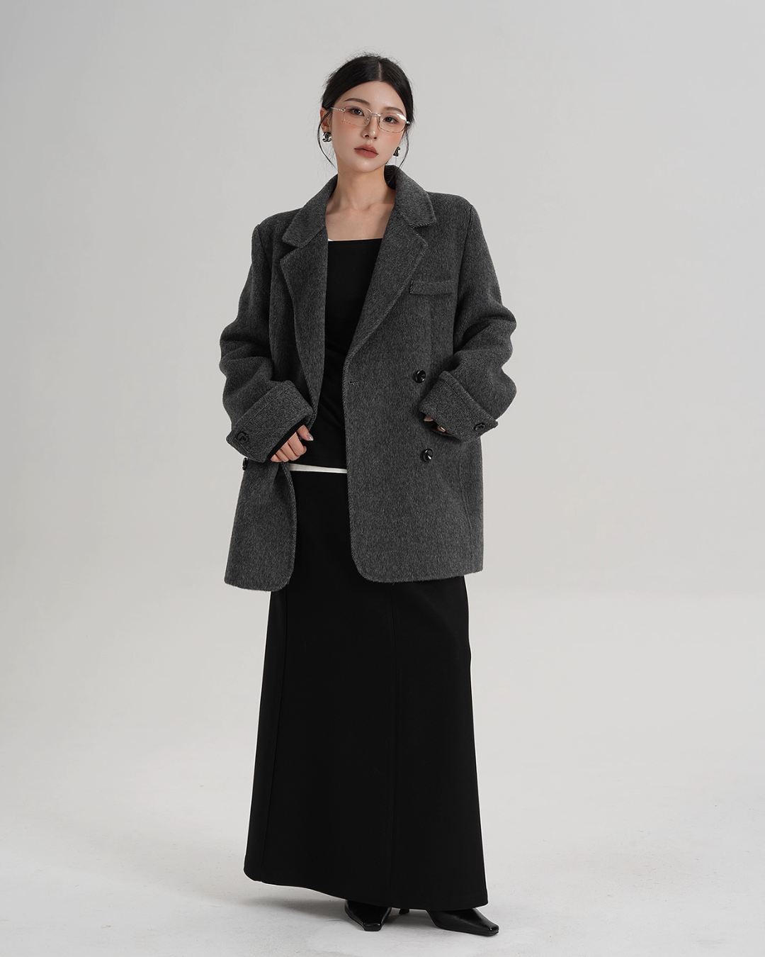Back Sleeve Wool Blazer SRS0360