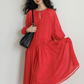 Feminine Tiered Long Dress VAS0197