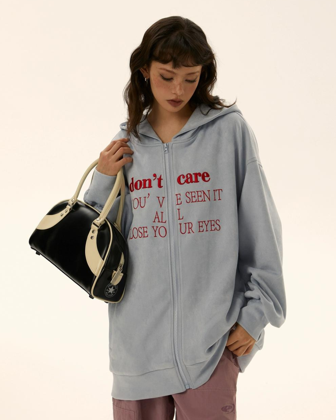 Street Loose Zip Hoodie EZK0010