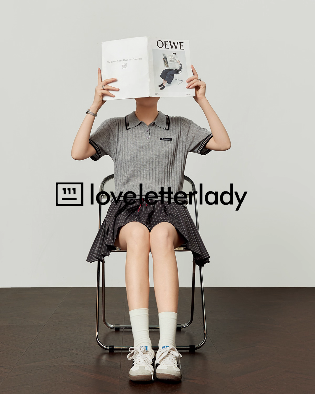 Polo Collar Knit Top LLA0489