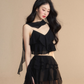 Chiffon Ruffle Tops / Chiffon Skirts LAS0019