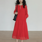 Feminine Tiered Long Dress VAS0197