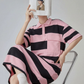 Border Polo Long Dress FER0213