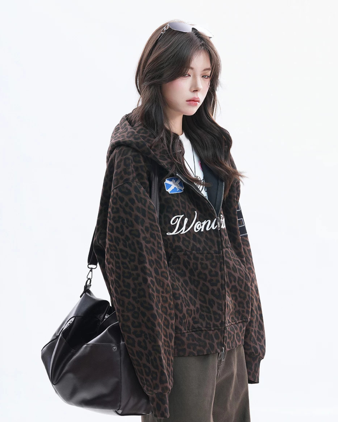Leopard Hooded Short Jacket WLS0006