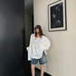 V-Neck Print Long Sleeve T-Shirt  YLS1044