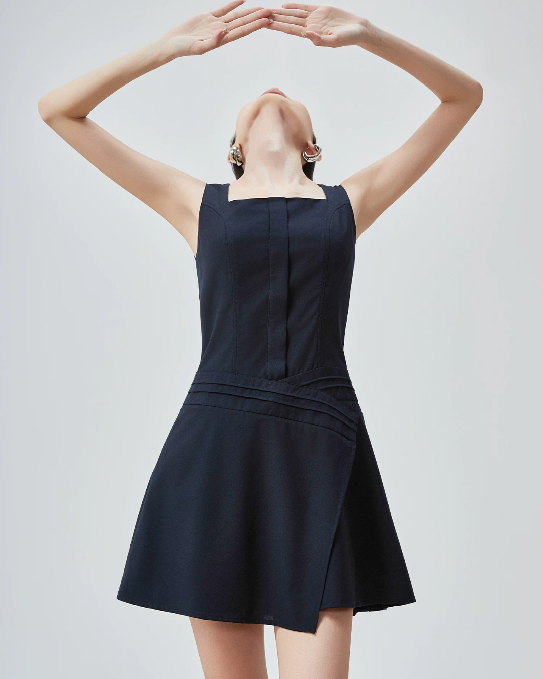 Square Neck Mini Dress FER0218