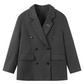 Tailored Jacket / Half-Button Long Sleeve Top / Knit Skirt WEO0062