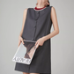 Collar Sleeveless Mid-Length Dress FER0083