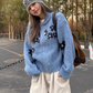 Flower Motif Knit Zip Jacket CYE0016