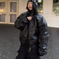 Vintage Washed Leather Jacket FLG0001