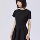 Round Neck Short Sleeve Dress SHN0008