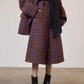 Tweed Plaid Blazer / Half Pants SUY0018