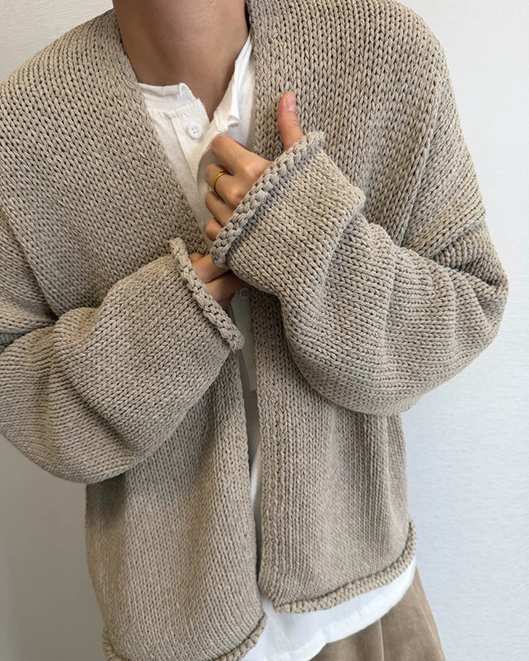 Chunky Knit Front Cardigan  DAZ0004
