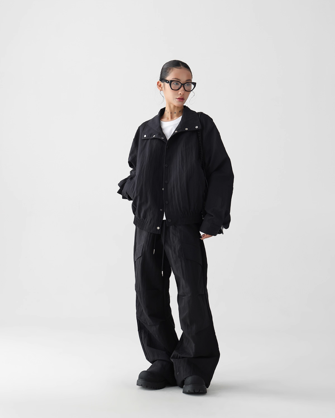 Nylon Casual Jacket / Nylon Wide Pants  ACS0270
