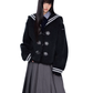 Sailor Collar Duffle Coat EZK0096