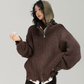 Stand Collar Zip-Up Knit Jacket ACS0389