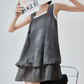 Square Balloon Mini Dress FER0252