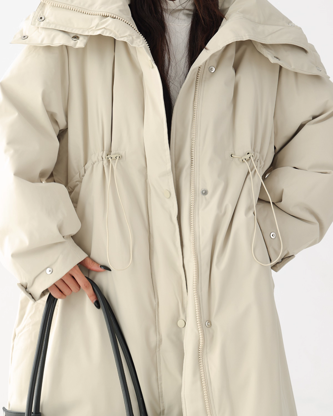 Stand Collar Long Down Coat ACS0335