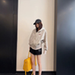 Leopard Print Zip Hoodie YLS1048