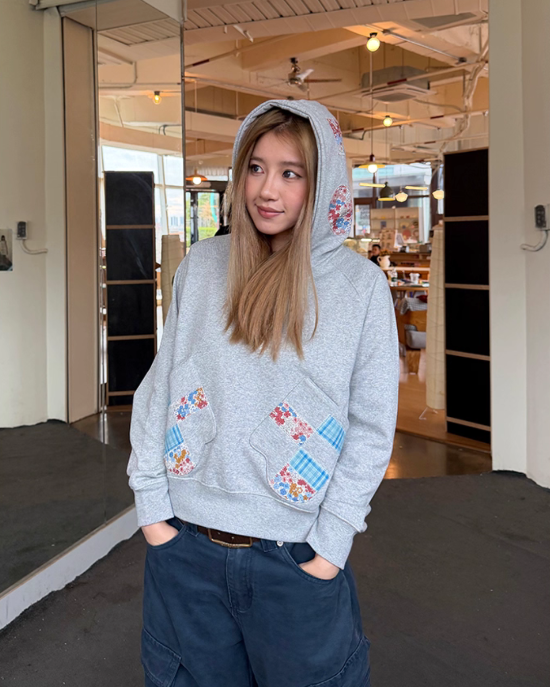 Patchwork Embroidered Hoodie CYE0081