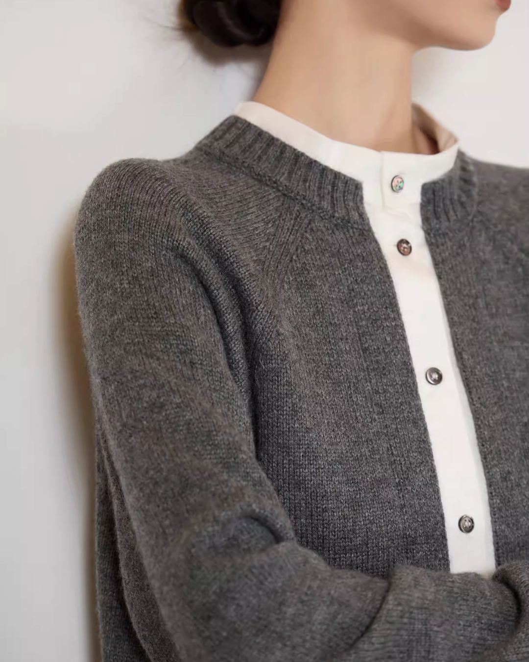 Shirt Docking Knit Top SUY0023