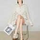 Floral Rope Embroidery Shirt / Short Pants FER0389