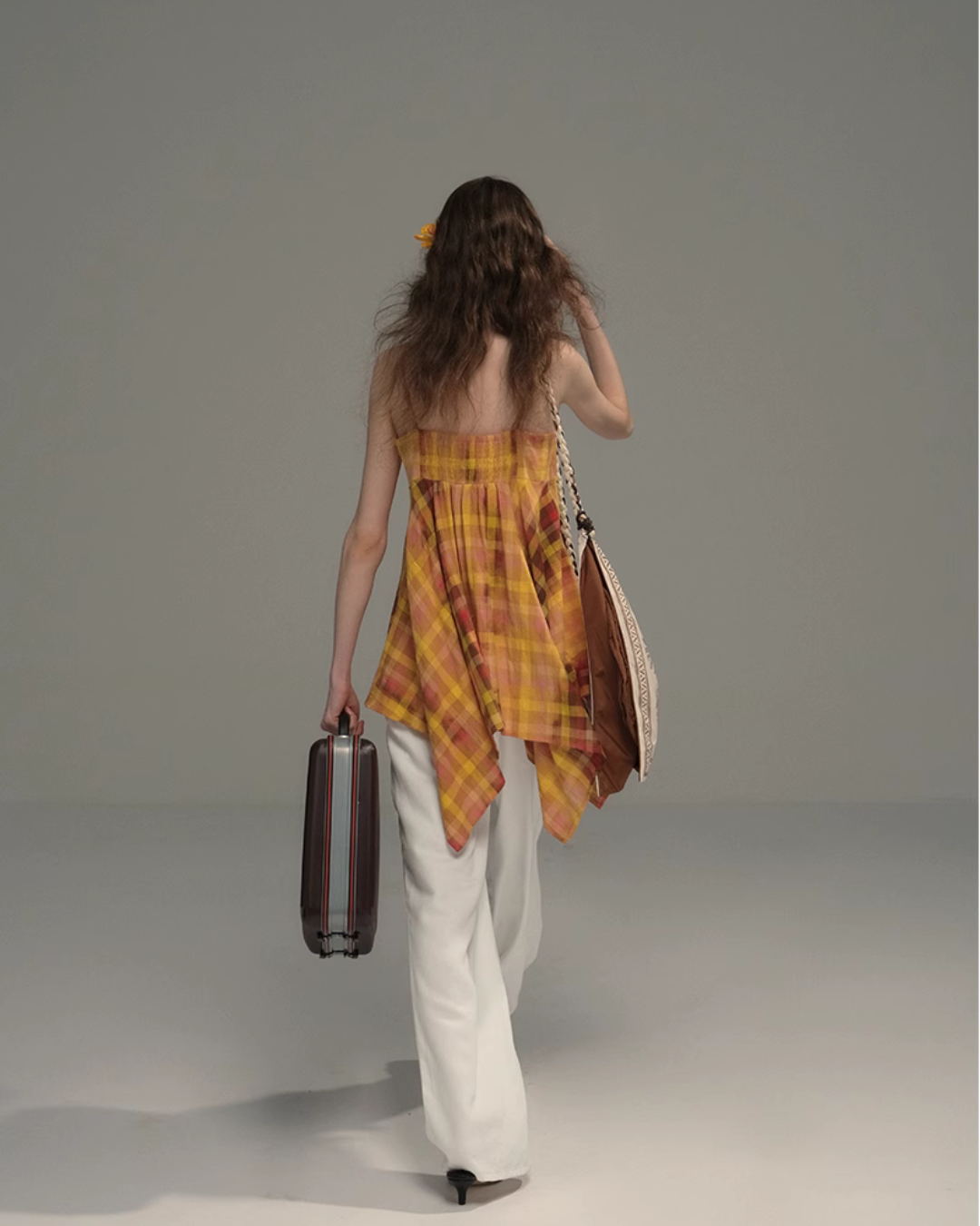 Paid Asymmetrical Cami Dress USY0006