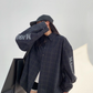 Back Logo Loose Check Shirt YLS0722