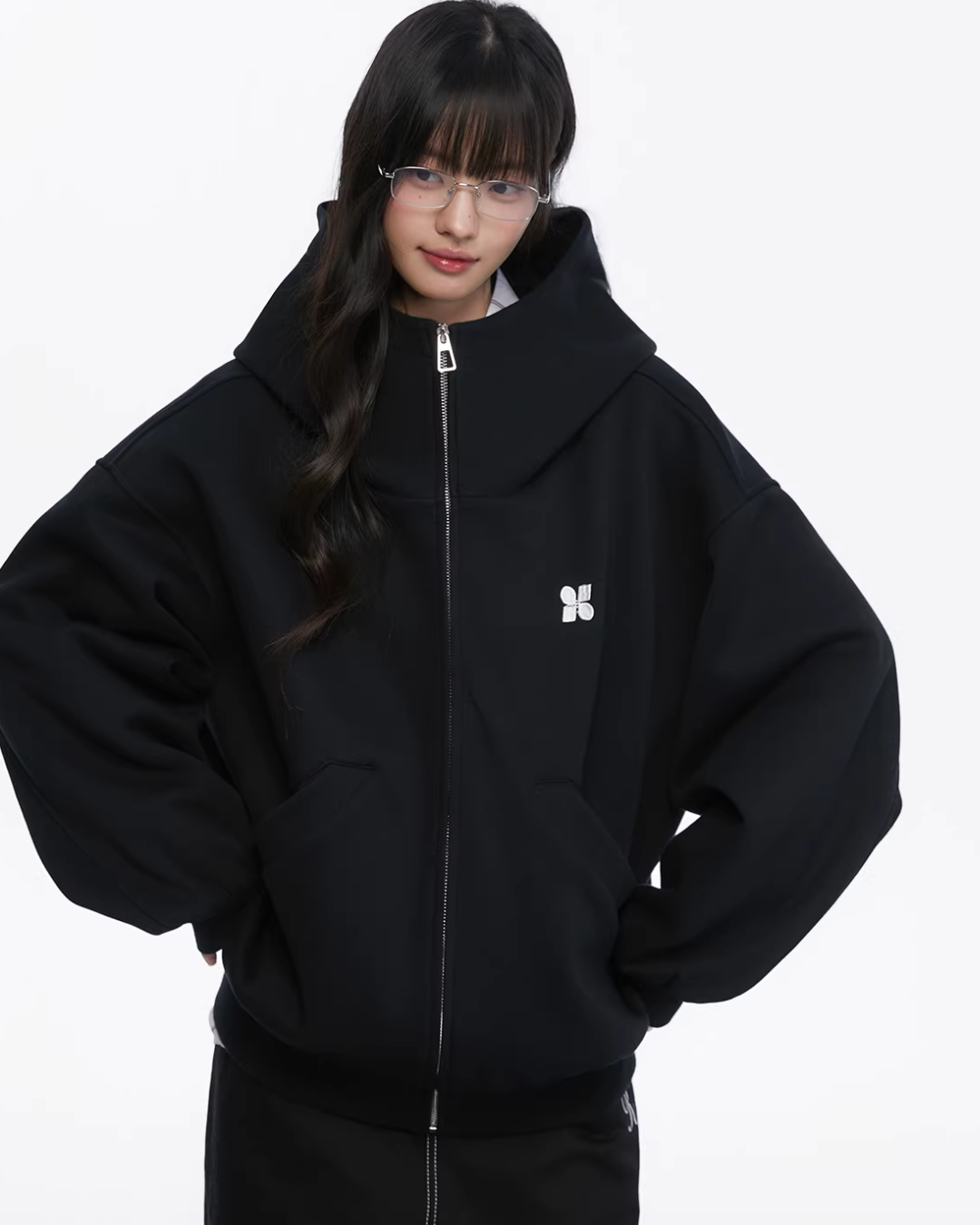 High-Neck Hoodie Jacket KIP0011