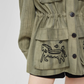Retro Green Embroidered Shirt FER0045