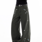 Vintage Embroidered Casual Pants ICM0097