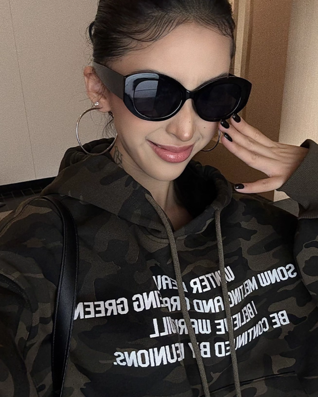 Logo Camouflage Hoodie ZRS0089